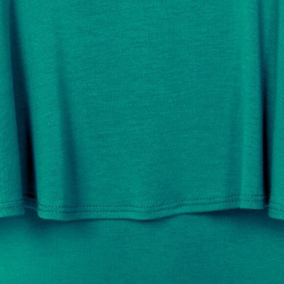 Lulus Flounce Green Knit Slit Maxi Dress NWOT - Picture 13 of 13